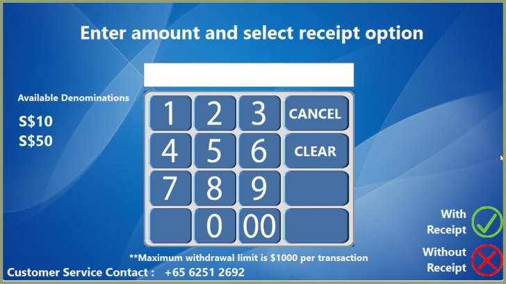 Simple Teller Machine